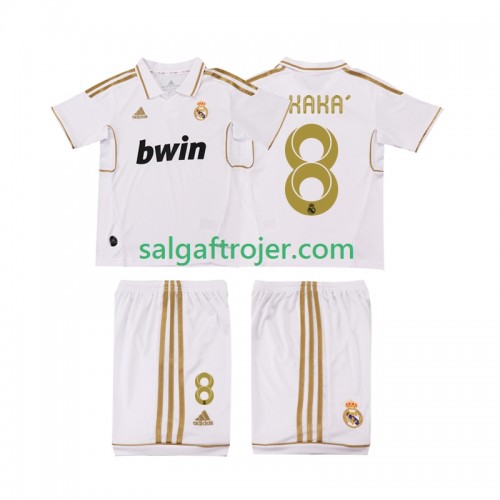 Real Madrid KAKA 8 2011 2012 Fodboldtrøjer Børn Retro Hjemmebanesæt Kort ærmer Real Madrid KAKA 8 2011 2012 Fodboldtrøjer Børn Retro Hjemmebanesæt Kort ærmer